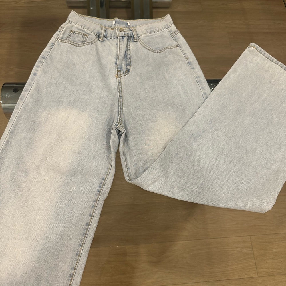 light blue jeans